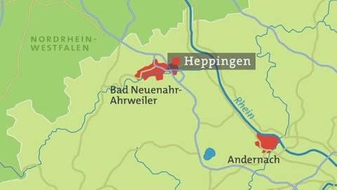 Karte Heppingen (Foto: SWR, SWR -)