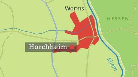 Karte von Horchheim (Foto: SWR, SWR -)