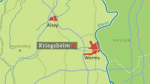 Karte Kriegsheim (Foto: SWR, SWR -)
