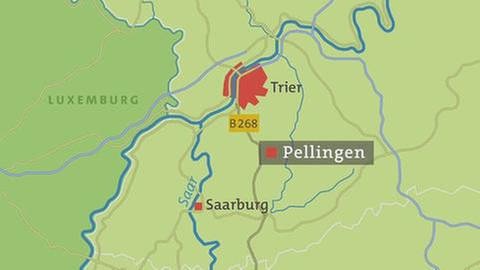 Pellingen Karte (Foto: SWR, SWR -)