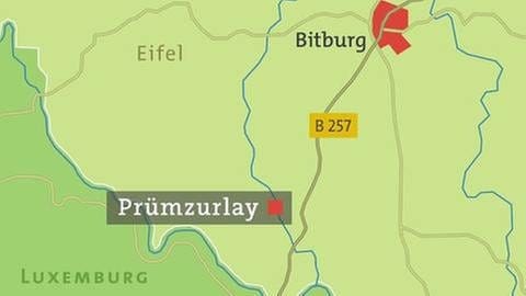 Karte von Prümzurlay (Foto: SWR, SWR -)