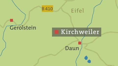 Karte von Kirchweiler (Foto: SWR, SWR -)