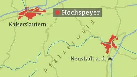 Karte von Hochspeyer (Foto: SWR, SWR -)