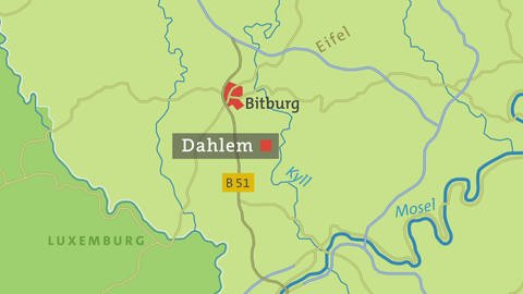 Dahlem - Karte (Foto: SWR)