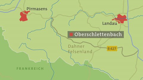 Oberschlettenbach Karte (Foto: SWR, Oberschlettenbach Karte)