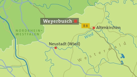 Hierzuland Weyerbusch, Kartenansicht (Foto: SWR)