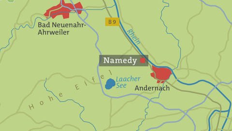 Namedy - Karte (Foto: SWR)