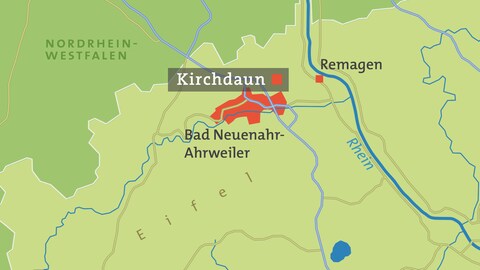Hierzuland Kirchdaun, Karte (Foto: SWR)