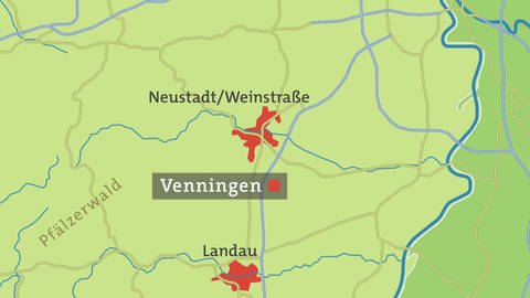 Venningen - Karte (Foto: SWR)