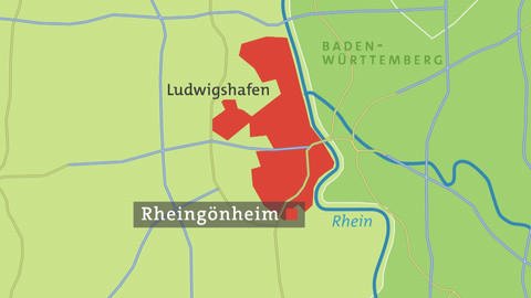 Karte Rheingönheim (Foto: SWR)
