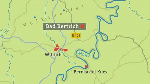 Karte Bad Bertrich (Foto: SWR)