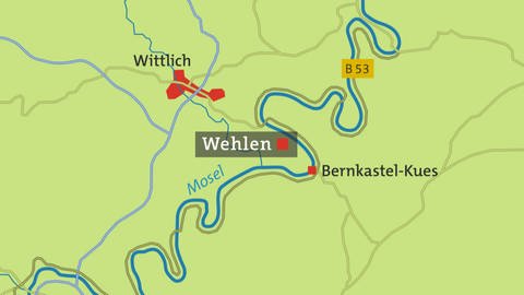 Karte Wehlen (Foto: SWR)