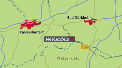 Karte Neidenfels (Foto: SWR)
