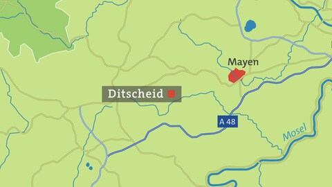 Hierzuland Ditscheid Karte (Foto: SWR)
