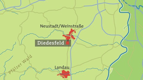 Hierzuland Diedesfeld Karte (Foto: SWR)