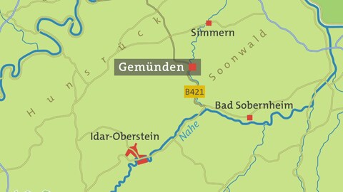 Hierzuland Gemünden Karte (Foto: SWR)