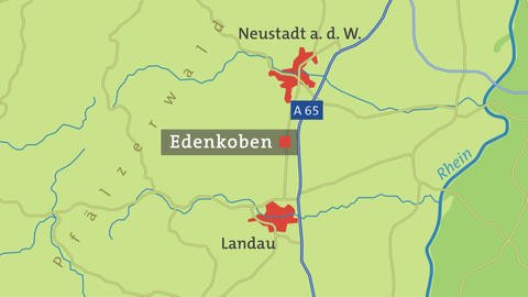 Karte Edenkoben (Foto: SWR)