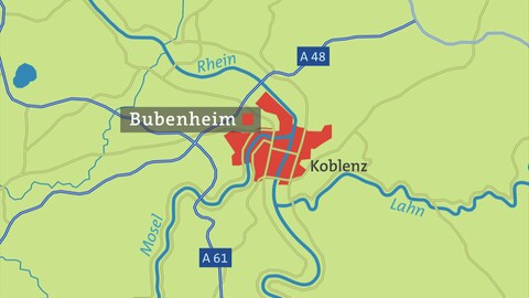 Bubenheim Karte (Foto: SWR)