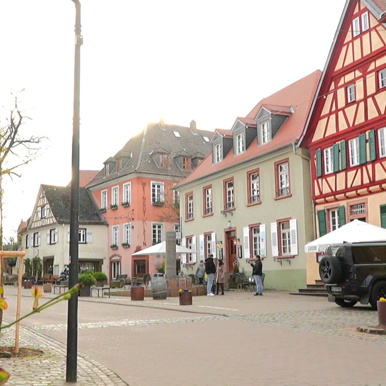 Nierstein Marktplatz (Foto: SWR)