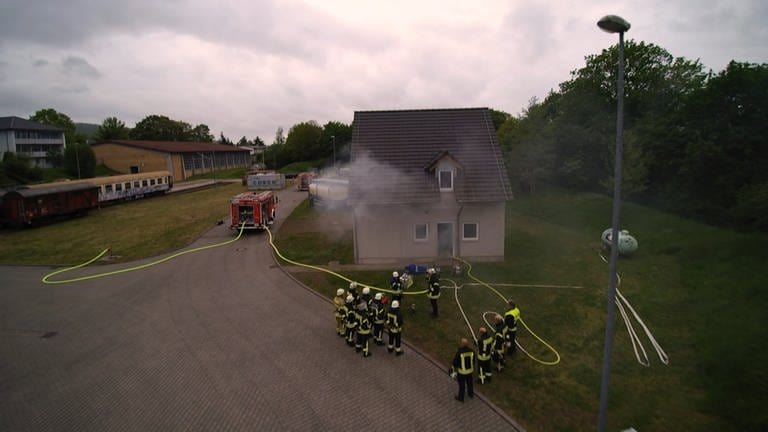 Asterstein Feuerwehr Übung (Foto: SWR)