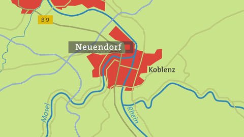 Karte von Neuendorf (Foto: SWR)