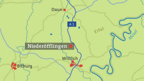 Niederöfflingen - Karte (Foto: SWR)