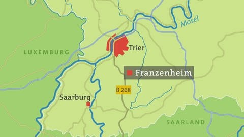 Karte von Franzenheim (Foto: SWR)