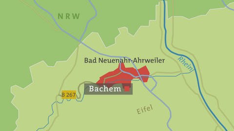 Bachem - Karte (Foto: SWR)