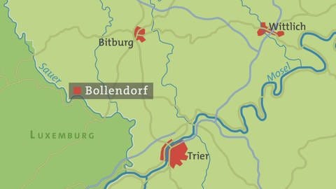 HZL Bollendorf, Karte (Foto: SWR)