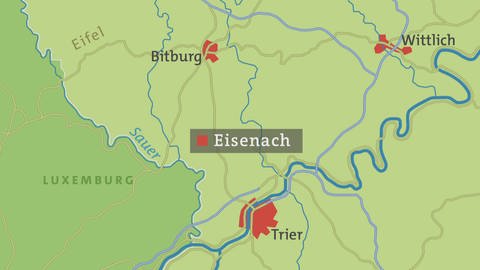 Hierzuland Eisenach, Karte (Foto: SWR)