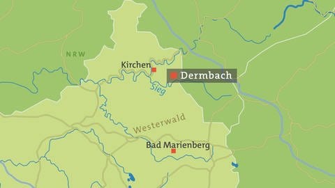 Dermbach - Karte (Foto: SWR)