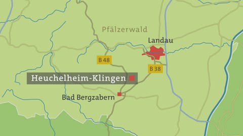 Klingen - Karte (Foto: SWR)