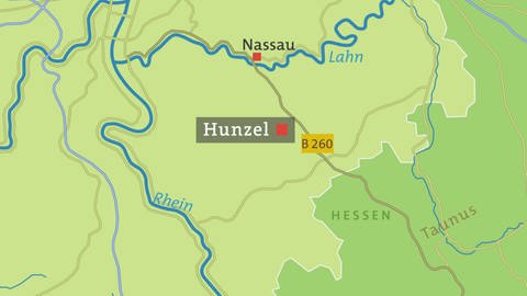 Hunzel - Karte (Foto: SWR)
