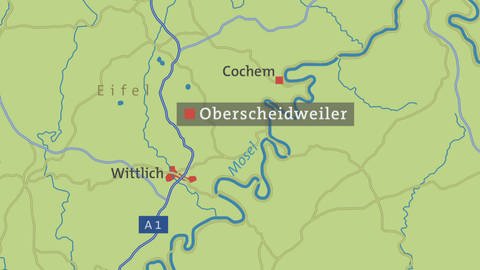HZL, Oberscheidweiler, Brunnenstraße, Karte (Foto: SWR)