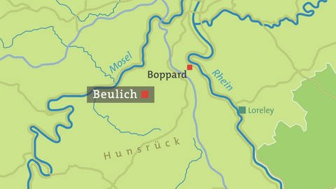 HZL, Beulich, Rhein-Mosel-Straße, Karte (Foto: SWR)