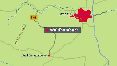 Karte Waldhambach (Foto: SWR)