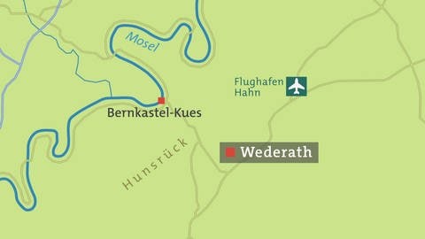 Wederath Keltenstrasse-Karte (Foto: SWR)