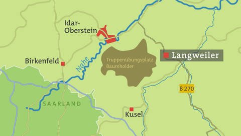 Langweiler-Oberdorf Karte (Foto: SWR, Langweiler-Oberdorf Karte)