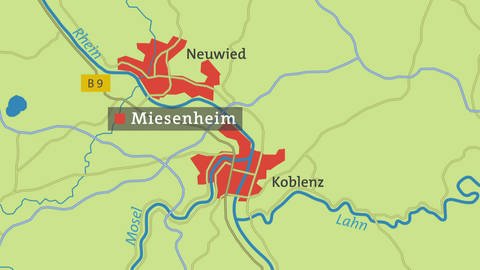 Miesenheim - Karte (Foto: SWR)