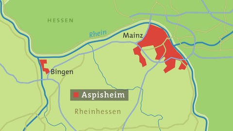 Aspisheim - Karte (Foto: SWR)