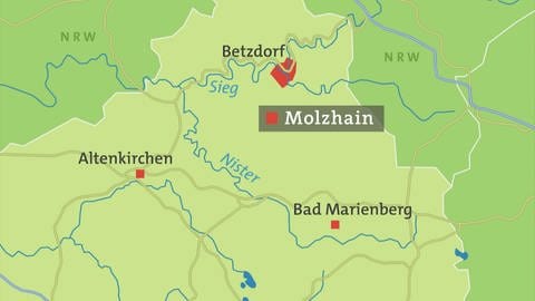 Molzhain - Karte (Foto: SWR)