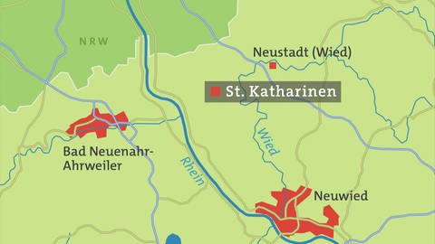 St. Katharinen - Karte (Foto: SWR)