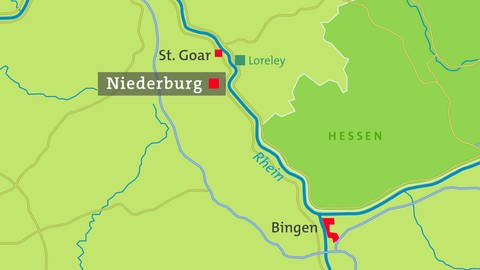 Karte Niederburg (Foto: SWR)