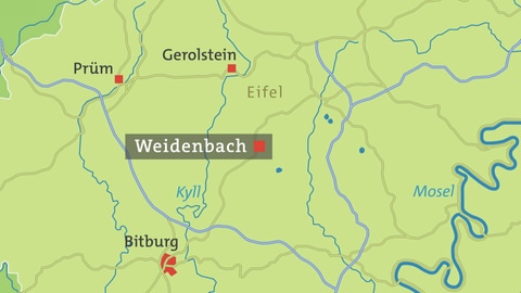 Weidenbach Karte (Foto: SWR)