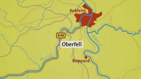 Karte von Oberfell (Foto: SWR, SWR -)