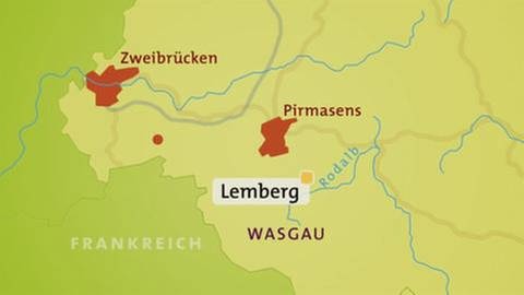 Lemberg Karte (Foto: SWR, SWR -)