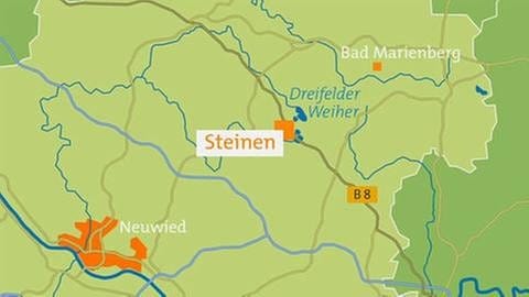 Karte von Steinen (Foto: SWR, SWR -)