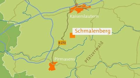 Schmalenberg - Karte (Foto: SWR, SWR -)