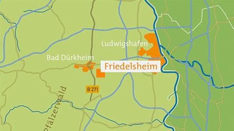 Friedelsheim Karte (Foto: SWR, SWR -)