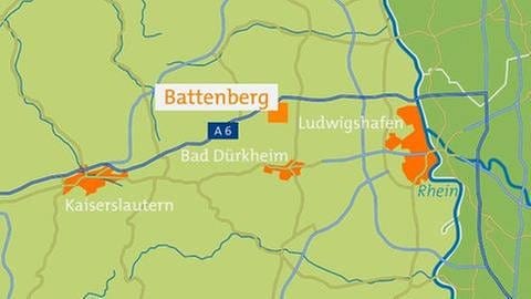 Karte von Battenberg (Foto: SWR, SWR -)